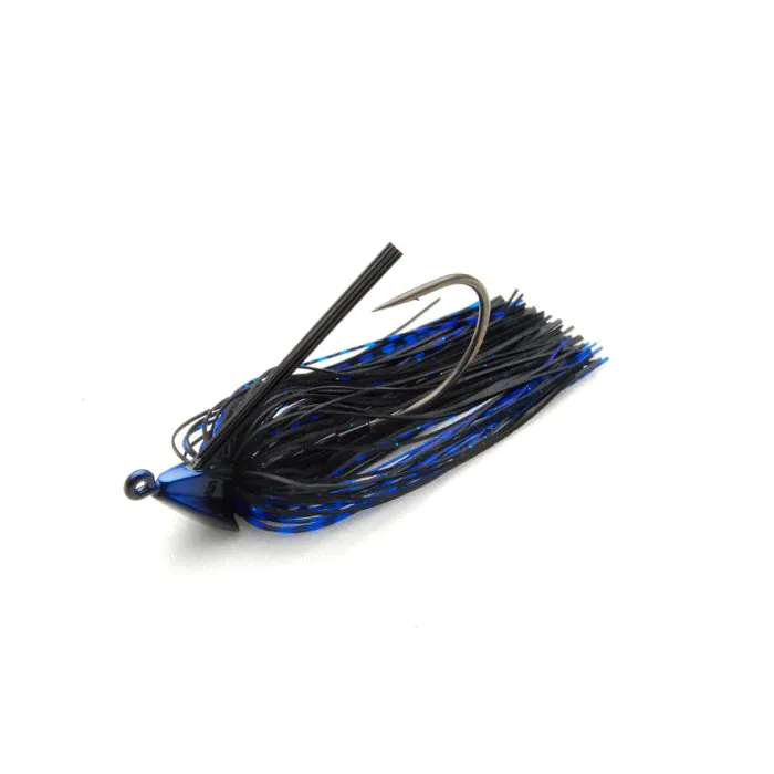 #002 Black Blue Flake
