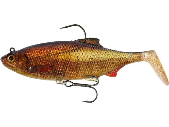 Leurre Souple Shad Savage Gear 3D Pulse Tail Roach 13cm, 38.5g (x2) | Pacific Pêche