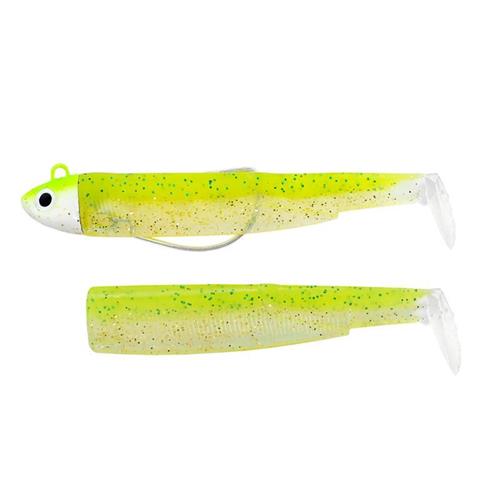 Fiiish Combo Shore Black Minnow No.2.5 – 10,5cm – 8g – Blanc Tête Rouge – BM3045 – Leurre Souple Pour Pêche Sportive