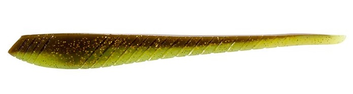 Leurre Souple Madness Mother Worm 6" 15cm (Brown Chartreuse Pepper)