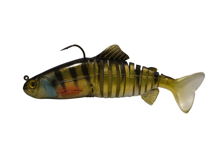Leurre Souple Fox Rage Replicant Jointed 23cm (Gold Perch)