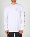 T-shirt Manches Longues Salty Crew Tippet Blanc - Photo 3