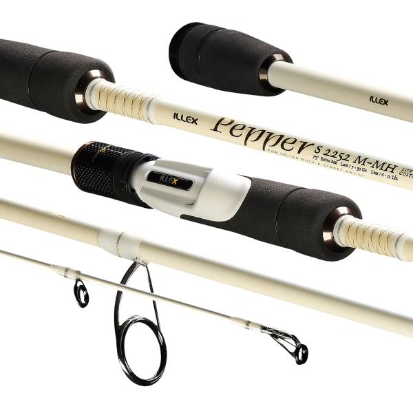 Canne Spinning Illex Pepper X5 S 2252 M-Mh Silver Ops - Photo 1
