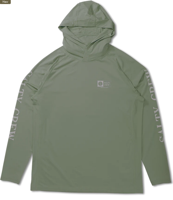 T-shirt UV Salty Crew Alpha Perforated UV HD Mask - Photo 1