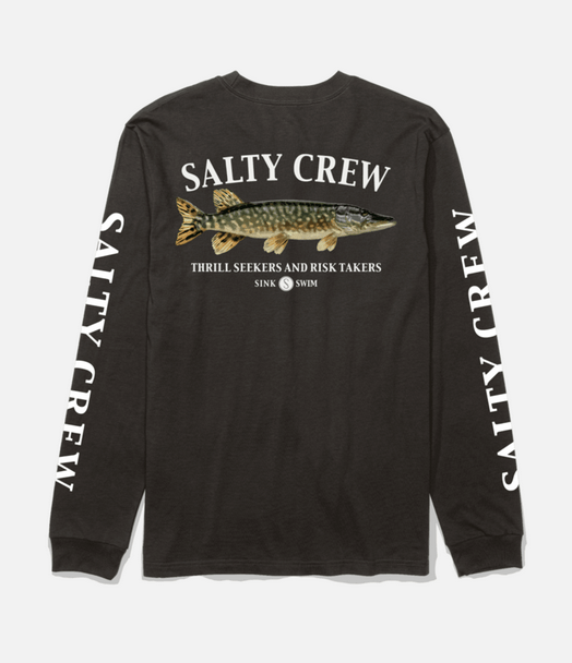 T-shirt Salty Crew Manches Longues Euro Pike Black