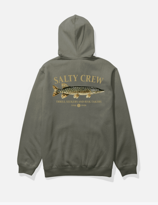 Sweat Capuche Salty Crew Euro Pike Fleece Dusty Olive