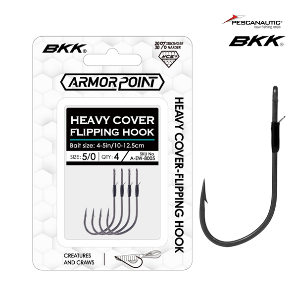 Hameçon Simple BKK Heavy Cover Flipping Armorpoint