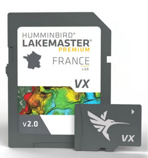 Carte Humminbird D&#233;taill&#233;e des Lacs Fran&#231;ais