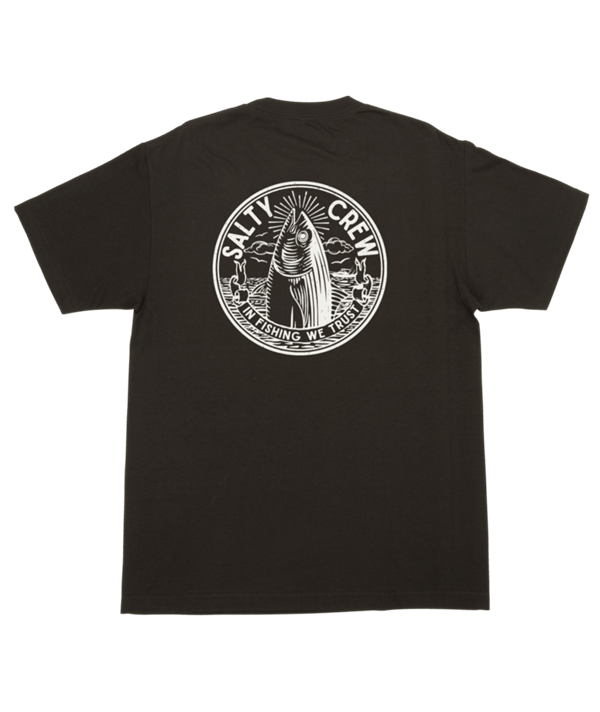 T-shirt Manches Courtes Salty Crew In Fishing We Trust