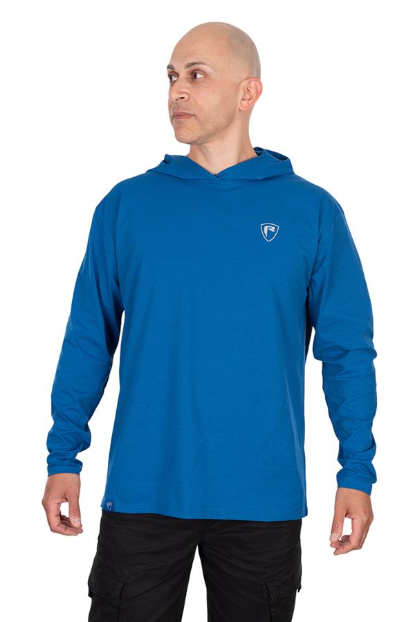 T Shirt Fox Rage Blue Hooded - Photo 1