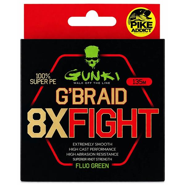 Tresse Gunki G'Braid 8X Fight Pike - Photo 1