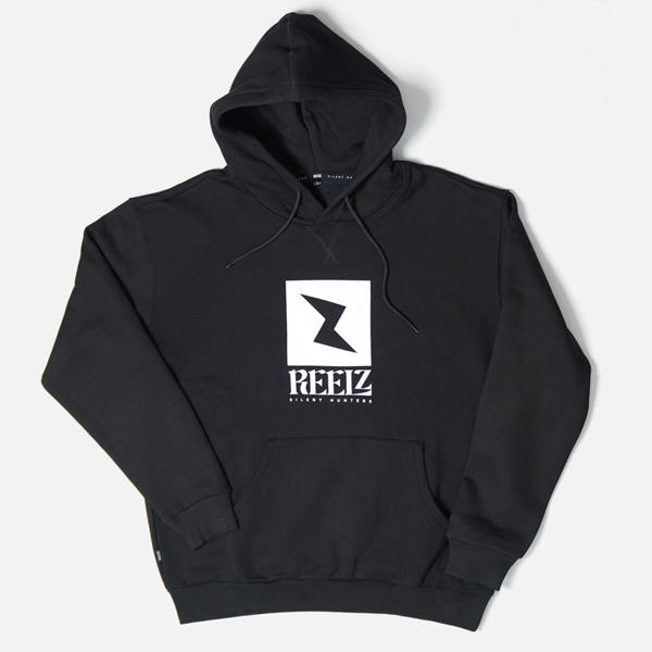 Sweatshirt Reelz Apparel Velvet Hood Black
