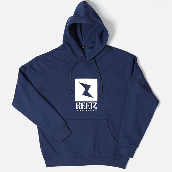 Sweatshirt Reelz Apparel Velvet Hood Navy - Photo 1